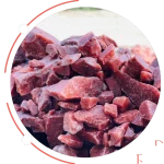 Dark pink Himalayan salt Raw material